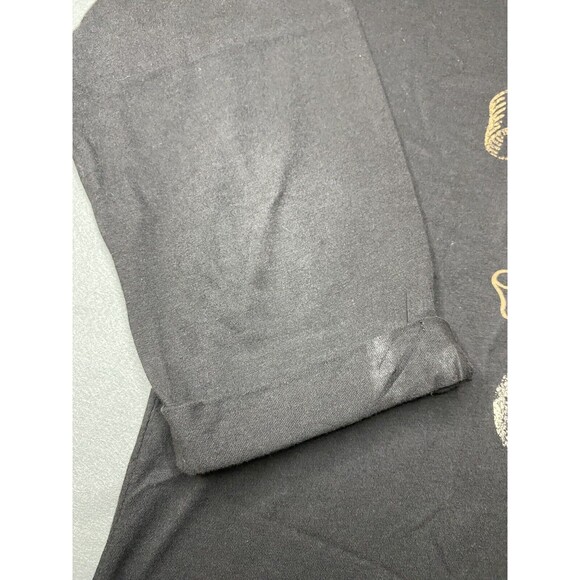 Zara Women’s Shirt Size Small Scream Rock Place of Freedom Graphic 3/4 Sleeve - Picture 4 of 10